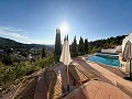 Gezellige villa met zwembad en panoramisch uitzicht op de bergen in Peterer in Pinoso Villas