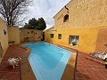 Beautiful rustic home with pool and bar in Los Gabrieles in Pinoso Villas