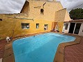 Beautiful rustic home with pool and bar in Los Gabrieles in Pinoso Villas