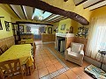 Beautiful rustic home with pool and bar in Los Gabrieles in Pinoso Villas