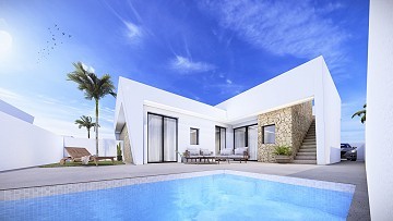 Villas de 3 dormitorios con piscina privada y 1 mes de finalización