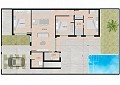 3-Schlafzimmer-Villen mit privatem Pool und 1 Monat Fertigstellung in Pinoso Villas