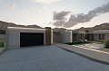 Beautiful 3 bedroom modern house project with swimming pool in fortuna in Pinoso Villas