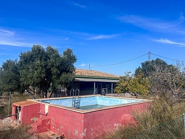 Country House with Pool and Guest House between Sax and Salinas