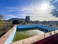 Country House with Pool and Guest House between Sax and Salinas in Pinoso Villas